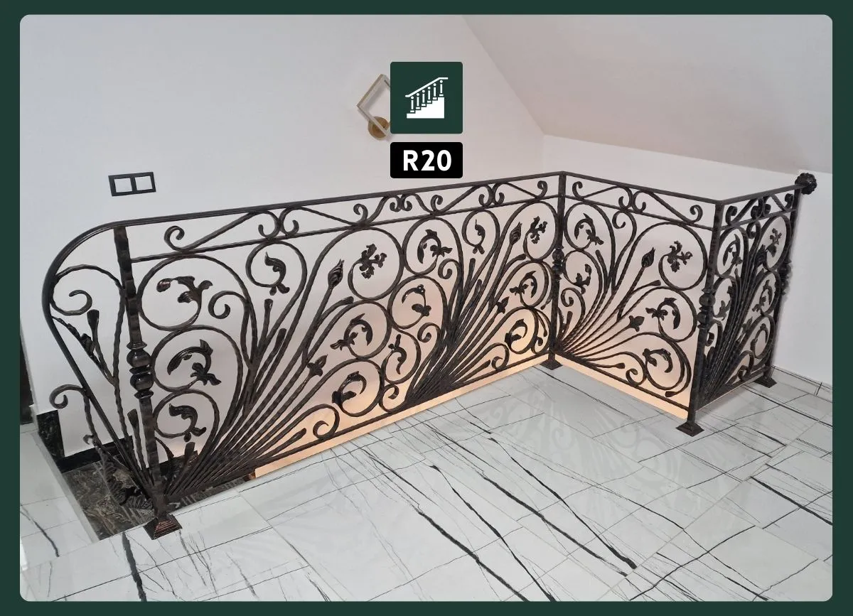 Balustrade din fier forjat